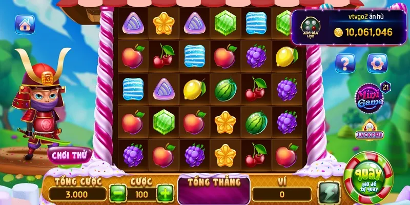 Hướng dẫn cách chơi Candy Fruit Samurai tại Rikvip chuẩn nhất