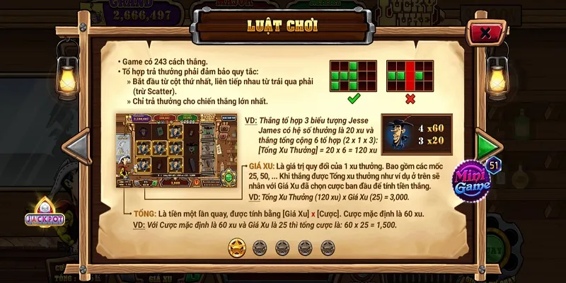 Hướng dẫn cách chơi game bắn súng trí tuệ Lucky Luke