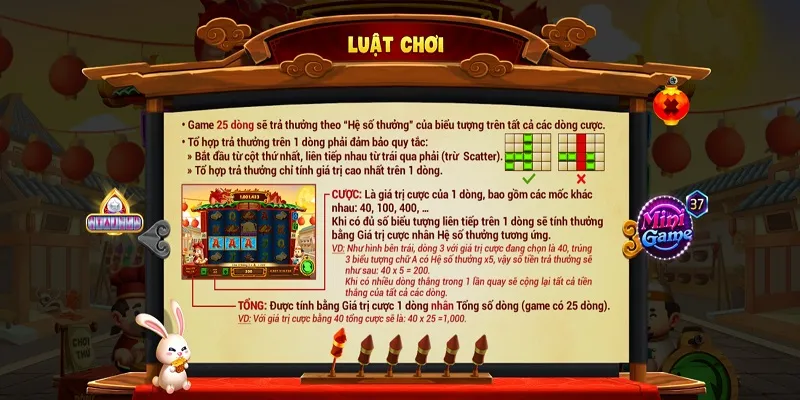 Luật chơi cần nắm khi tham gia