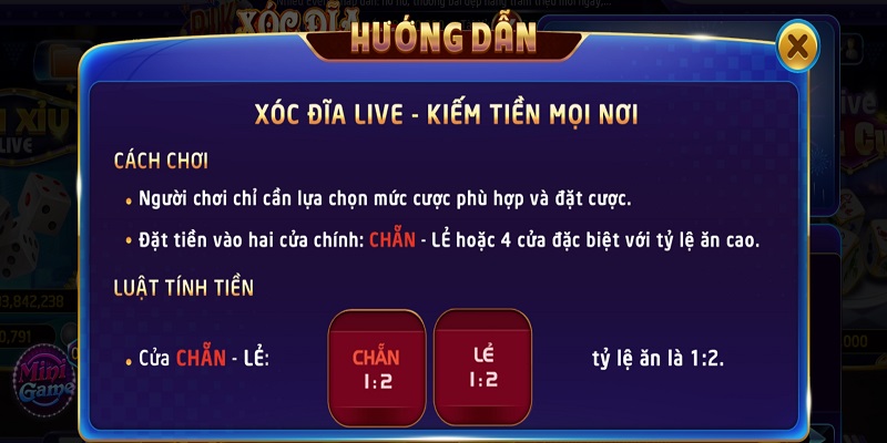 Tìm hiểu chung về xóc đĩa live của Rikvip  cực thú vị